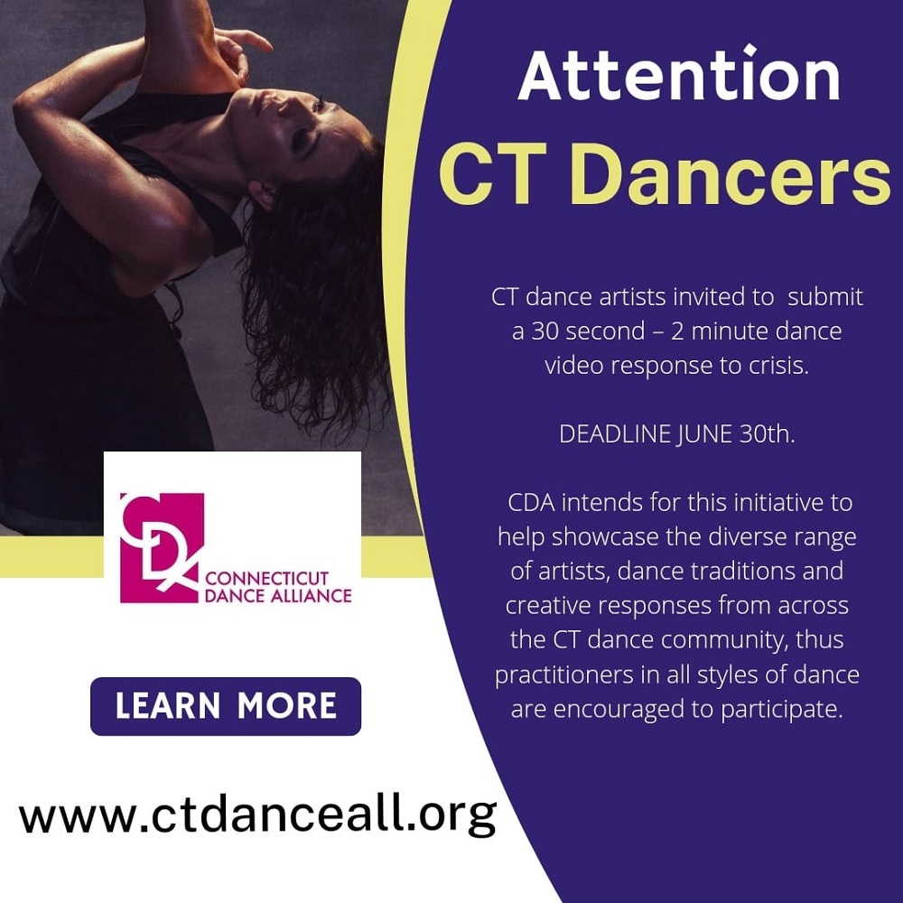 Connecticut Dance Alliance Invites CT Dancers to Respond to Crises Through Dance