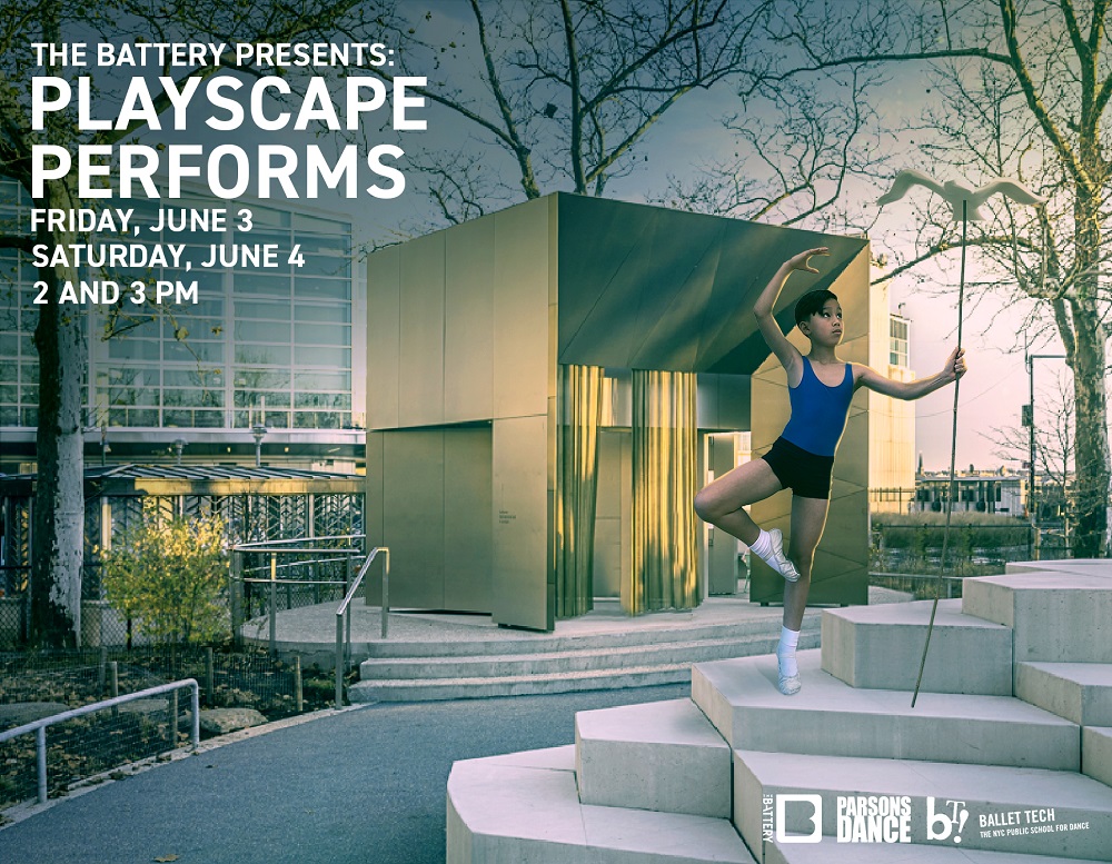 The Battery Kicks Off “Playscape Performs” with a Unique Collaboration between Parsons Dance and Ballet Tech