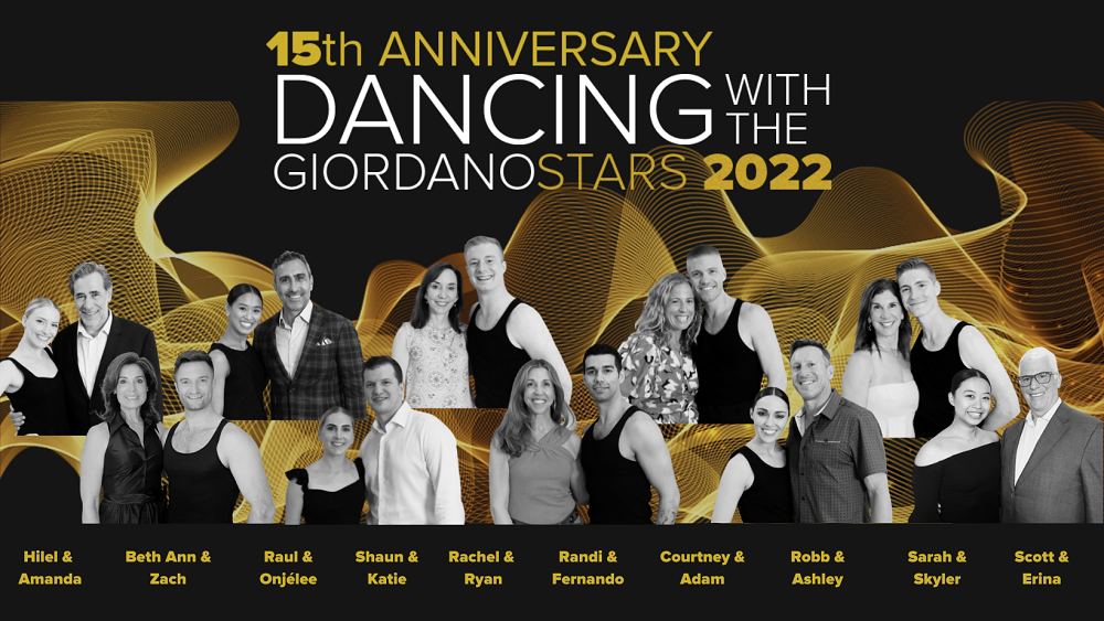 Giordano Dance Chicago hosts 15th annual "Dancing with the Giordano Stars" Ballroom Competition