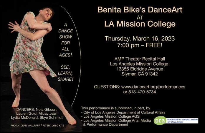 Benita Bikes DanceArt Performs at Mission College