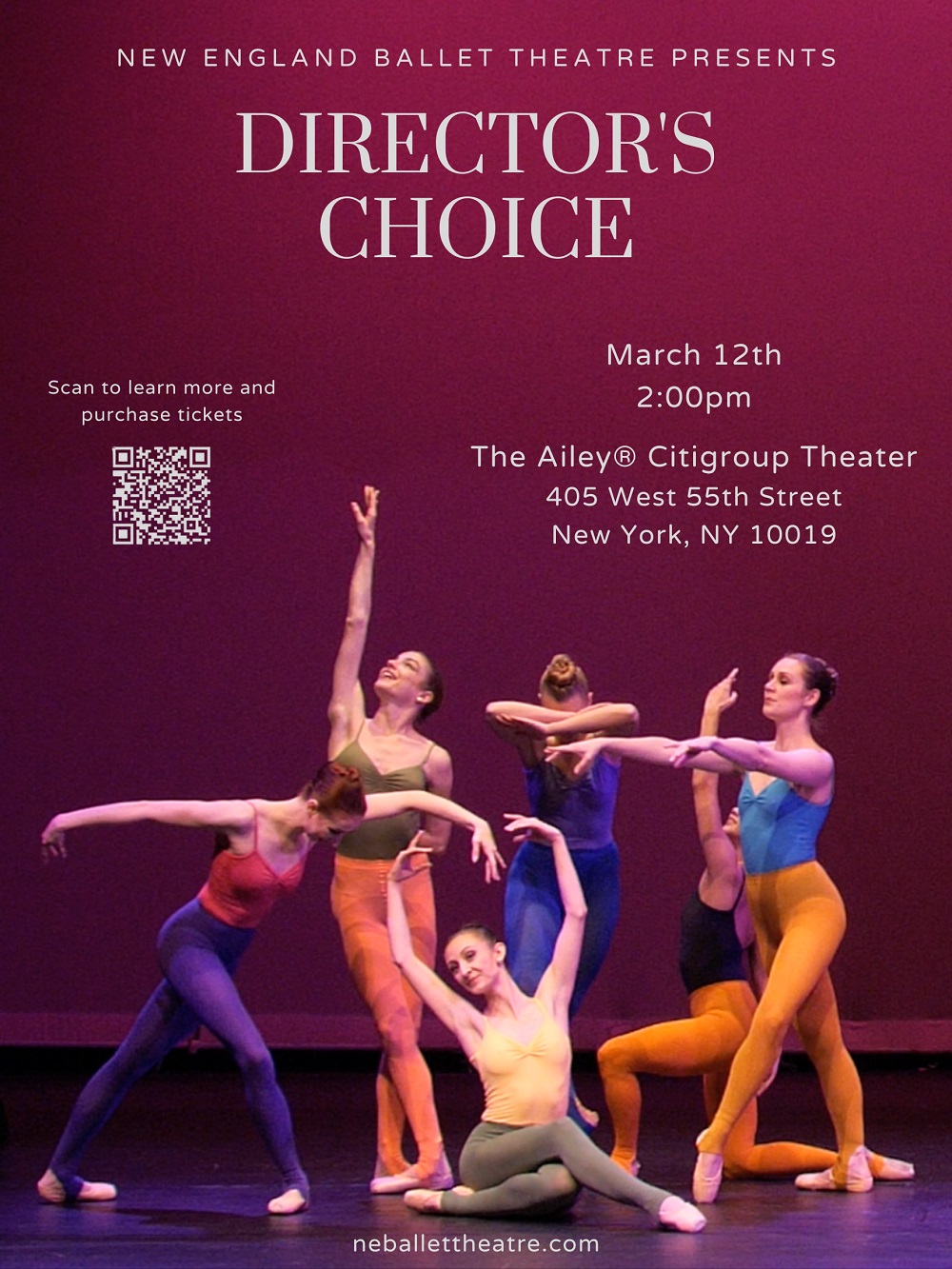 <strong>New England Ballet Theatre Presents: Director’s Choice</strong>
