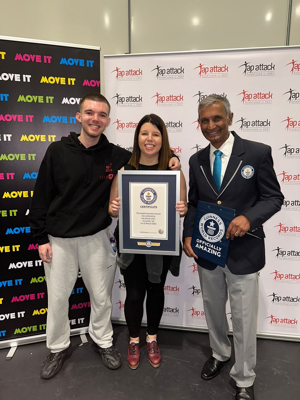 <strong>UK’s Tap Attack breaks GUINNESS WORLD RECORDS™ title for the Largest Tap Dance Lesson</strong>
