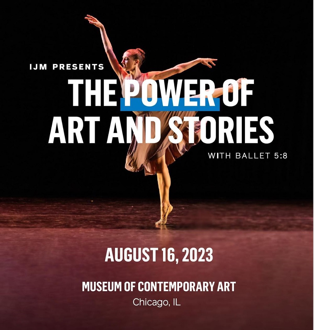 International Justice Mission presents The Power of Art and Stories with Ballet 5:8
